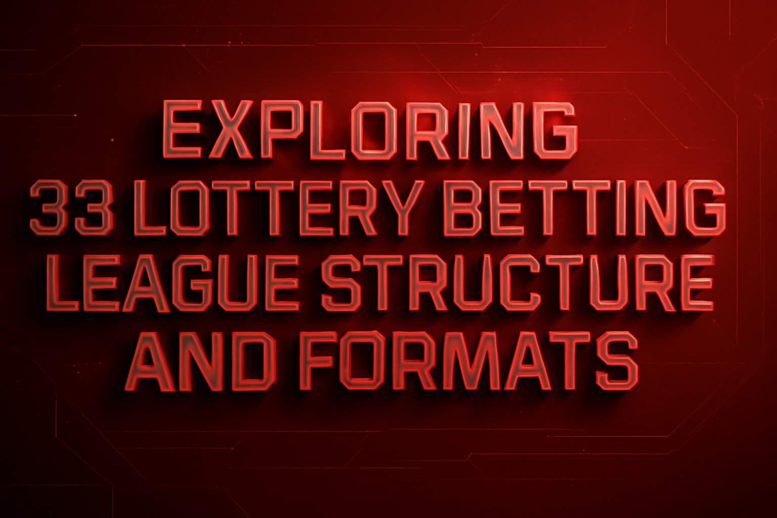 Informational scene depicting 33 Lottery User Safety Tips.