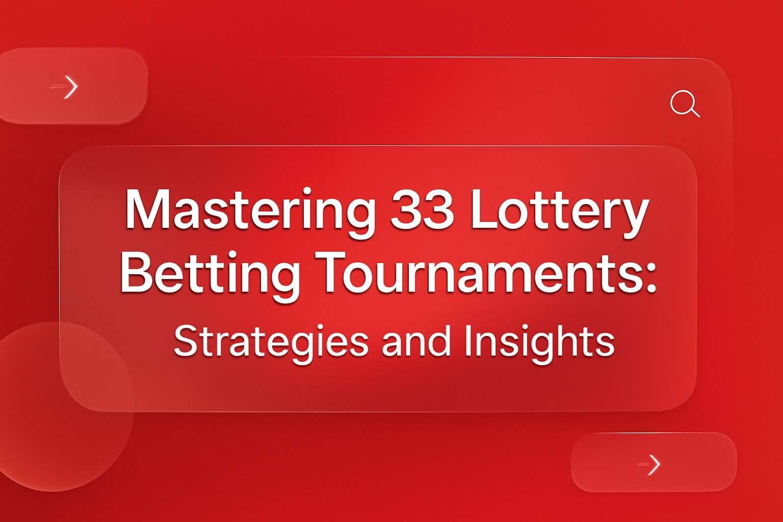 An informative display of 33 Lottery Guides in a digital environment.