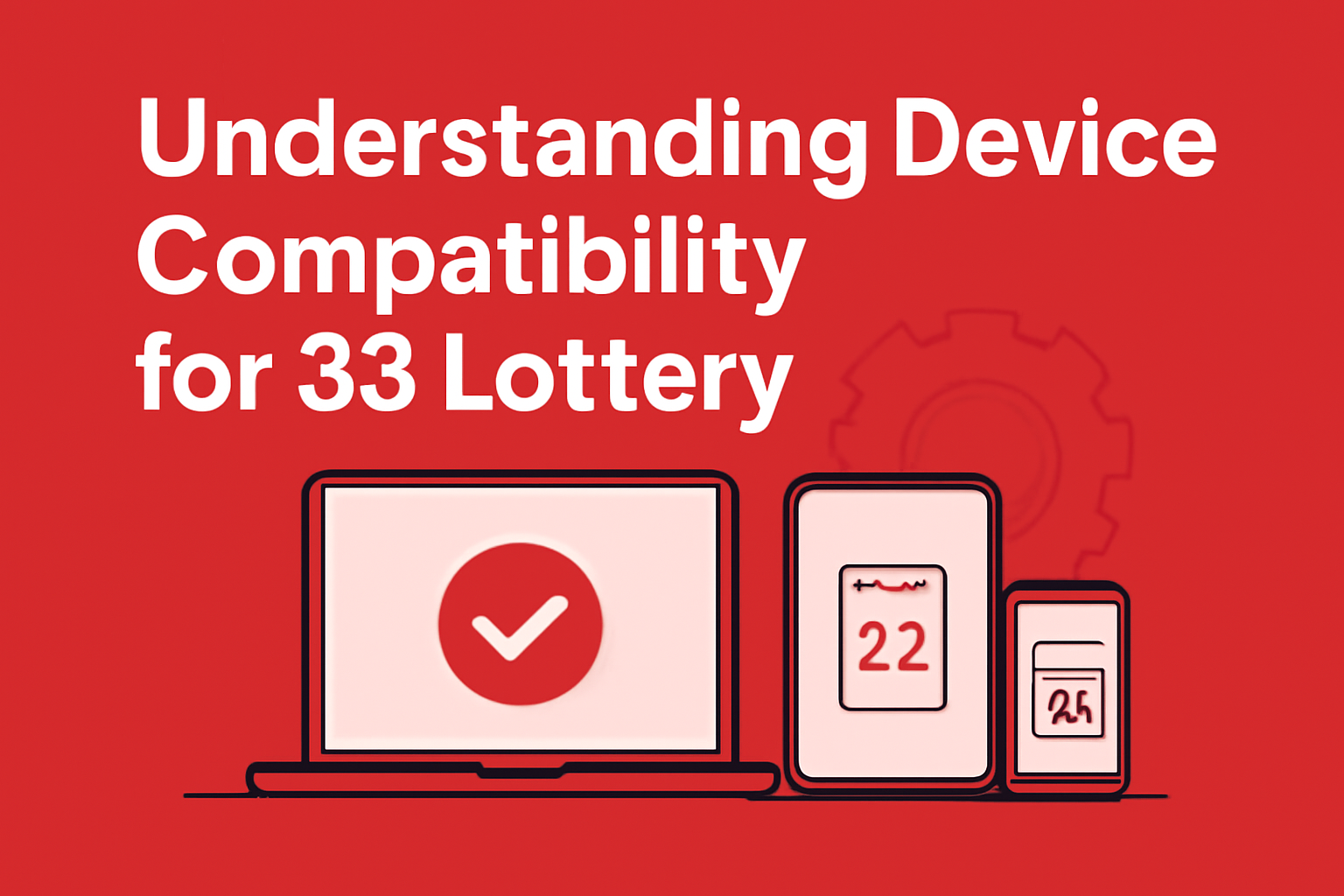 Informational graphic about securing a 33 Lottery account.