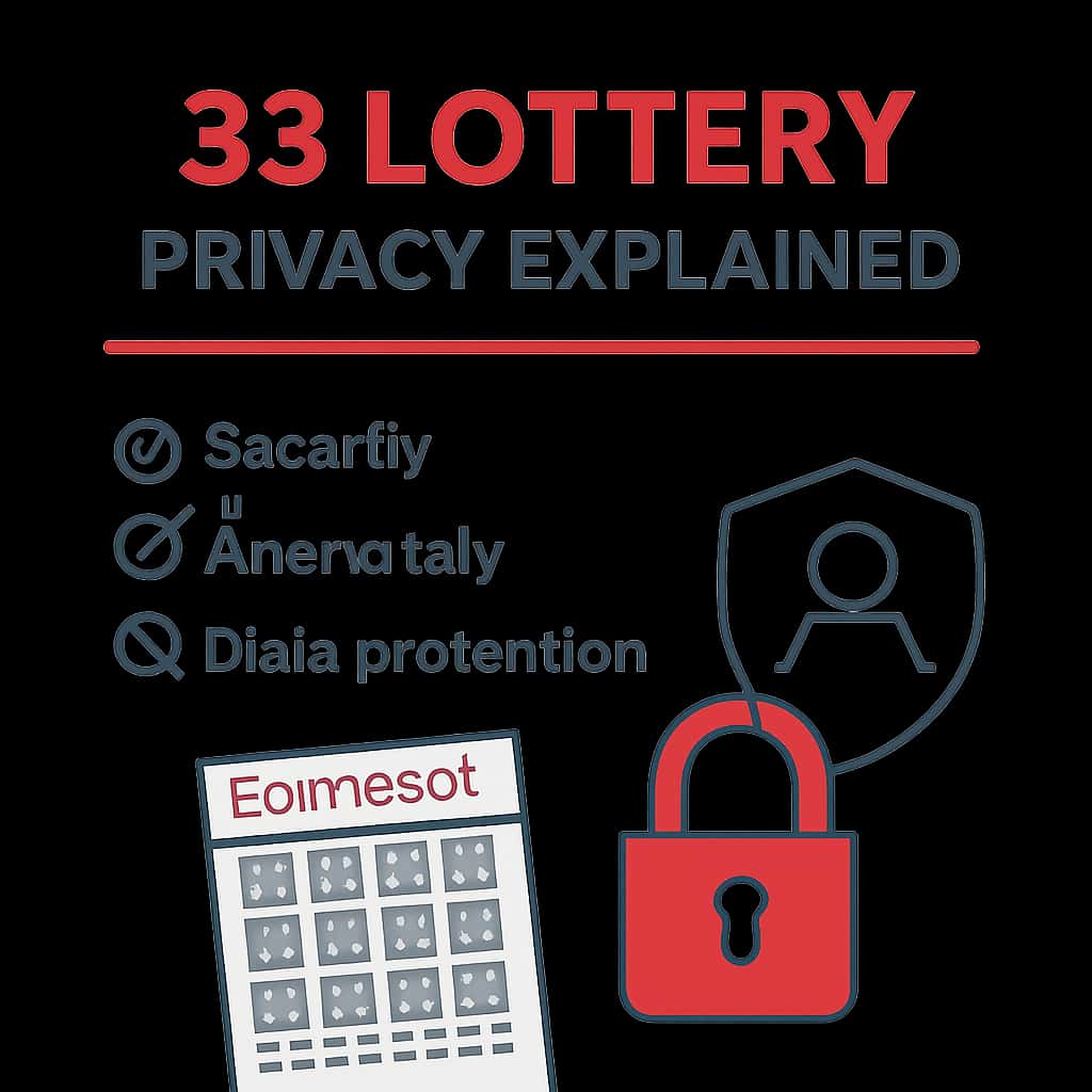 An educational chart on 33 Lottery privacy measures.