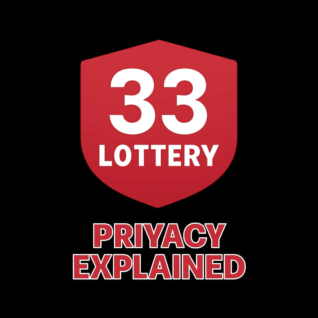 An icon illustrating 33 Lottery privacy principles.