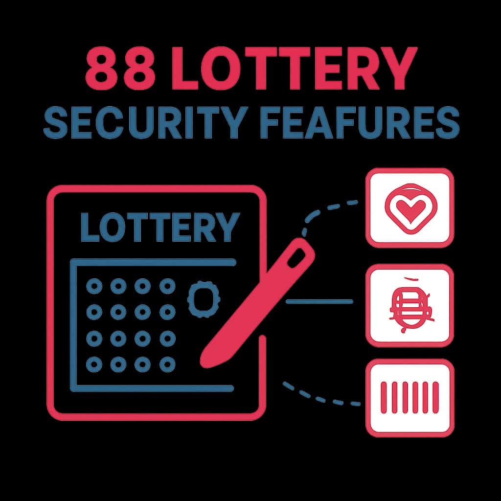 A diagram showcasing the security features of 33 Lottery.