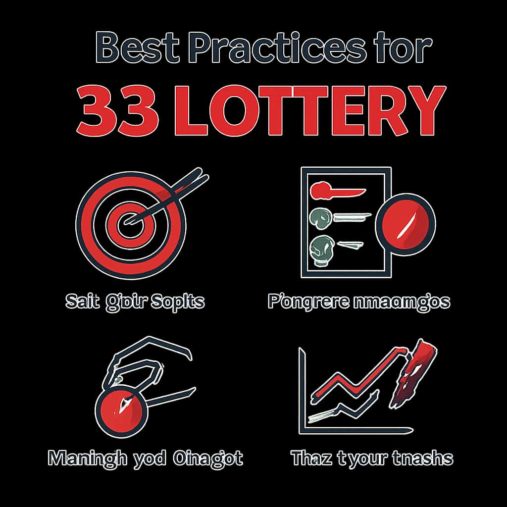 Diagram illustrating best practices for using 33 Lottery.