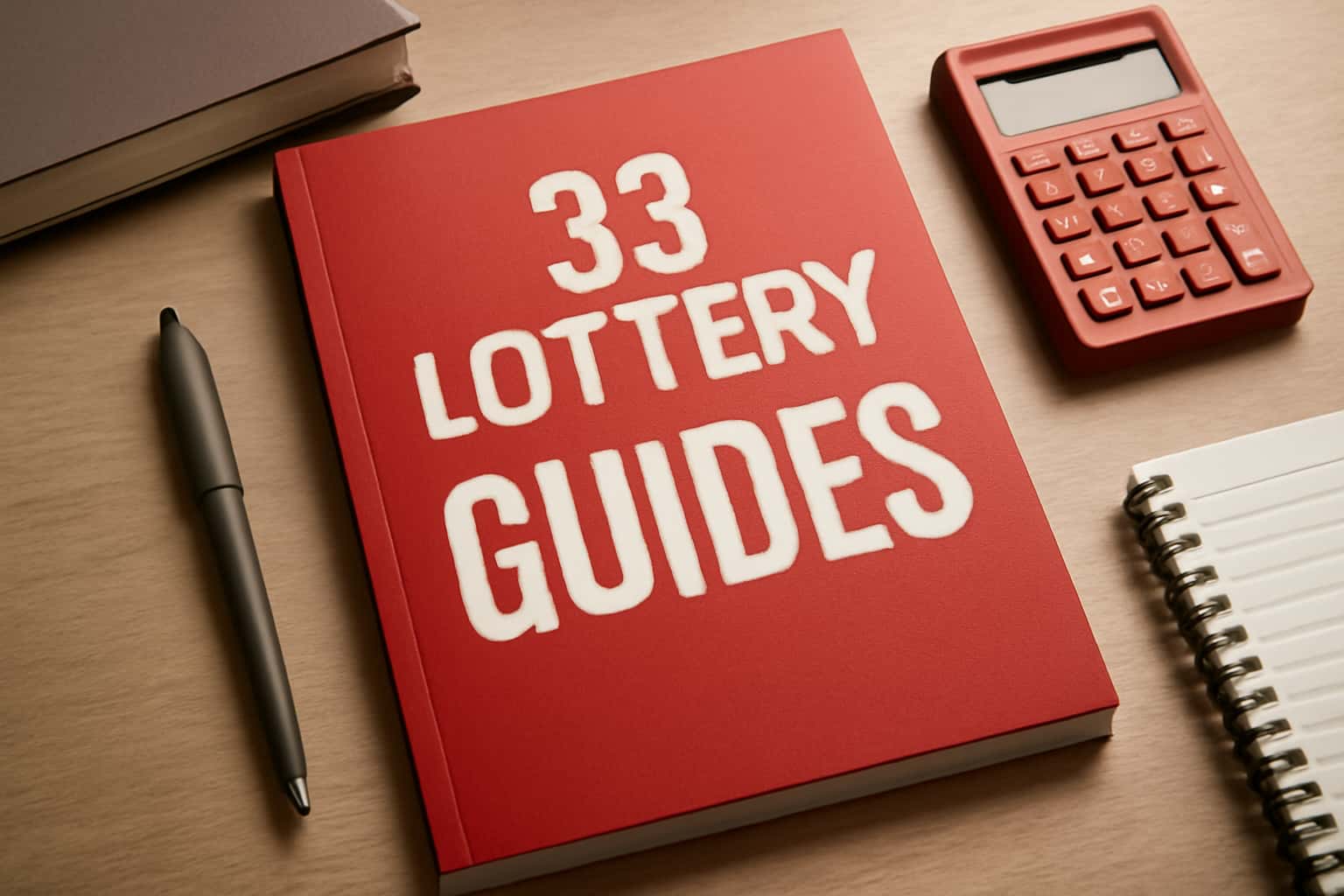 An informative display of 33 Lottery Guides in a digital environment.