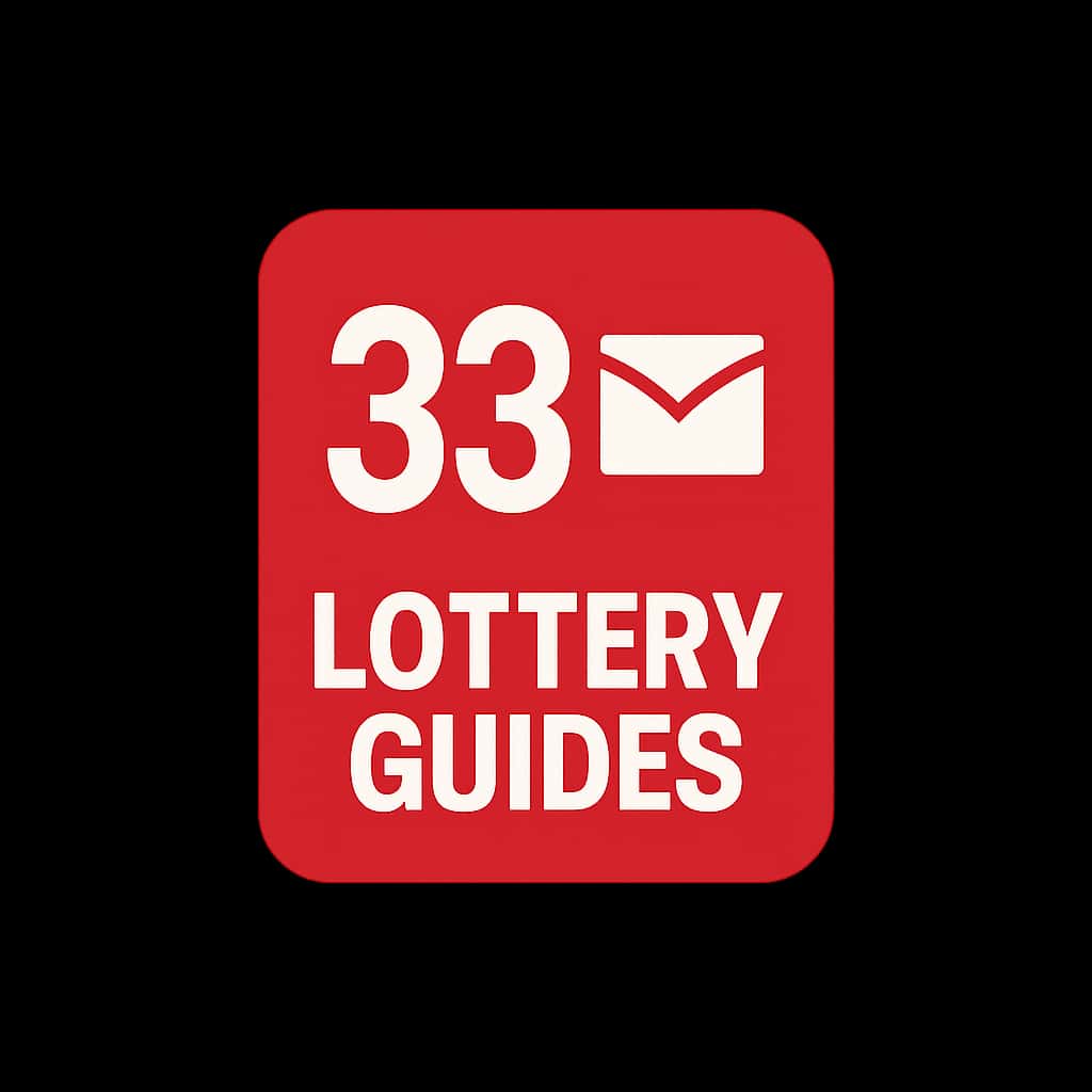 A professional badge illustrating 33 Lottery Guides.